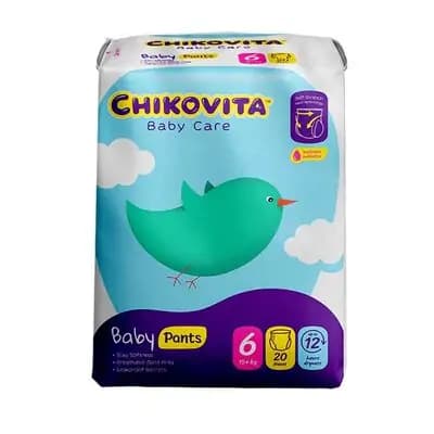 ჩიკოვიტა-ბავშვის ტრუსი N6 20ც (15+ კგ)