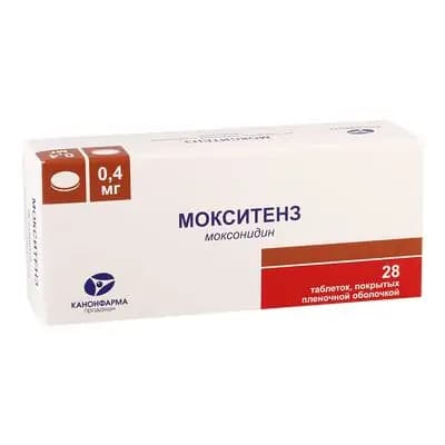 მოქსიტენზი 0.4მგ #28ტ