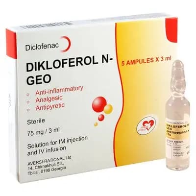 დიკლო ფეროლი N-გეო 75მგ/3მლ#5ა