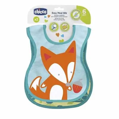 ჩიკო-Chicco-წინსაფარი 6თ+ 2 ცალი