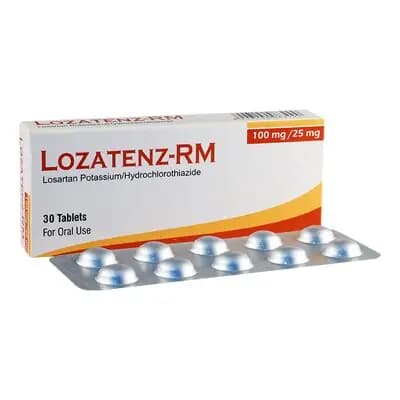 ლოზატენზი-RM 100მგ/25მგ#30ტ