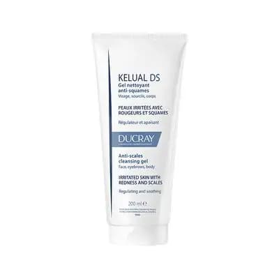 დუკრე- კელუალ დს - ქერცლების საწინააღმდეგო დასაბანი გელი (სახე, ტანი) 200მლ