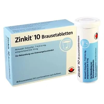 ცინკიტი 10მგ #20ტ შუშხ