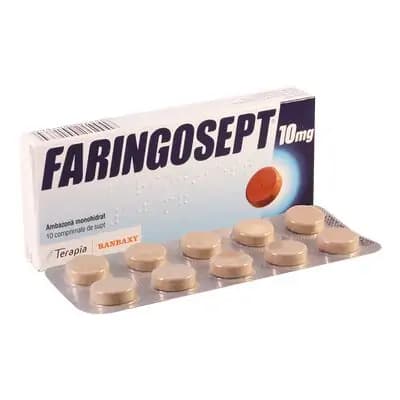 ფარინგოსეპტი 10მგ #10საწ.ტ
