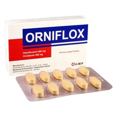 ორნიფლოქსი 500მგ+500მგ #10ტ