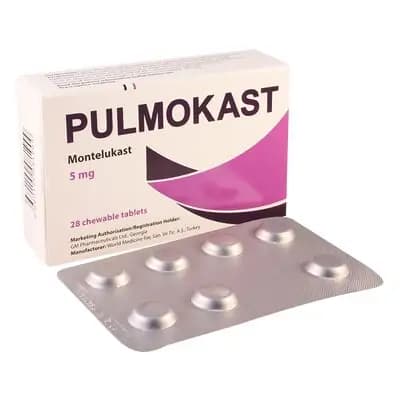 პულმოკასტი 5მგ #28ტ საღ