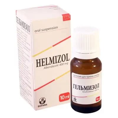 ჰელმიზოლი 400მგ/10მლ 10მლ სუსპ