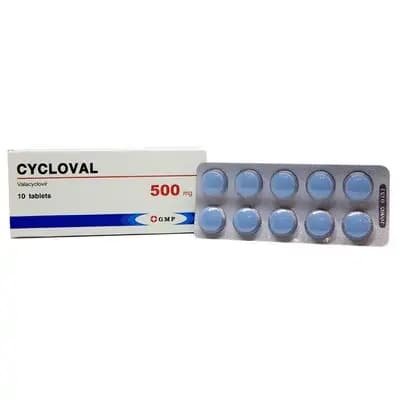 ციკლოვალი 500მგ #10ტ GMP