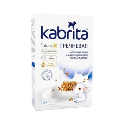 კაბრიტა წიწიბურას ფაფა თხის რძით 4 თვიდან, 180 გ