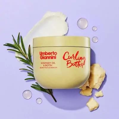 უმბერტო ჯანინი-როზმარინის და ბიოტინის ხვეული თმის კარაქი 300მლ