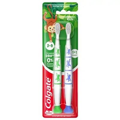 ქოლგეითი-კბილის ჯაგრისი საბავშვო მაიმუნი 2-9 წლამდე,რბილი 1+1