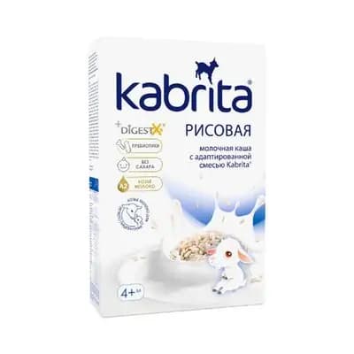 კაბრიტა ბრინჯის ფაფა თხის რძით 4 თვიდან, 180 გ