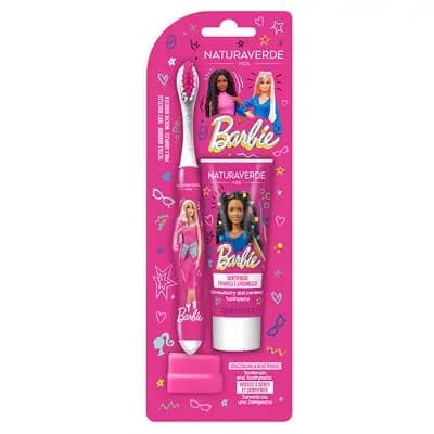 ნატურავერდე- Barbie საბავშვო პირის ღრუს მოვლის ნაკრები