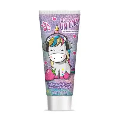 ნატურავერდე- Be A Unicorn საბავშვო კბილის პასტა მარწყვის არომატი 75 მლ