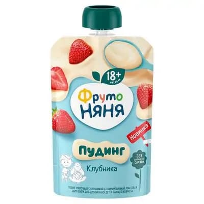 ფრუტო მარწყვის რძიანი პუდინგი 90გრ