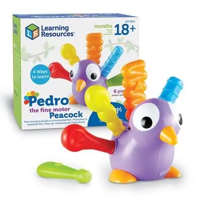 ლერნინგ რესურსი-სათამაშო PEDRO THE FINE MOTOR PEACOCK