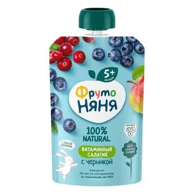 ფრუტო ვიტამინების სალათი მოცვით 90გრ