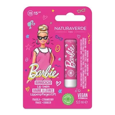 ნატურავერდე-ტუჩის ბალზამი მარწყვის BARBIE 4,5გრ