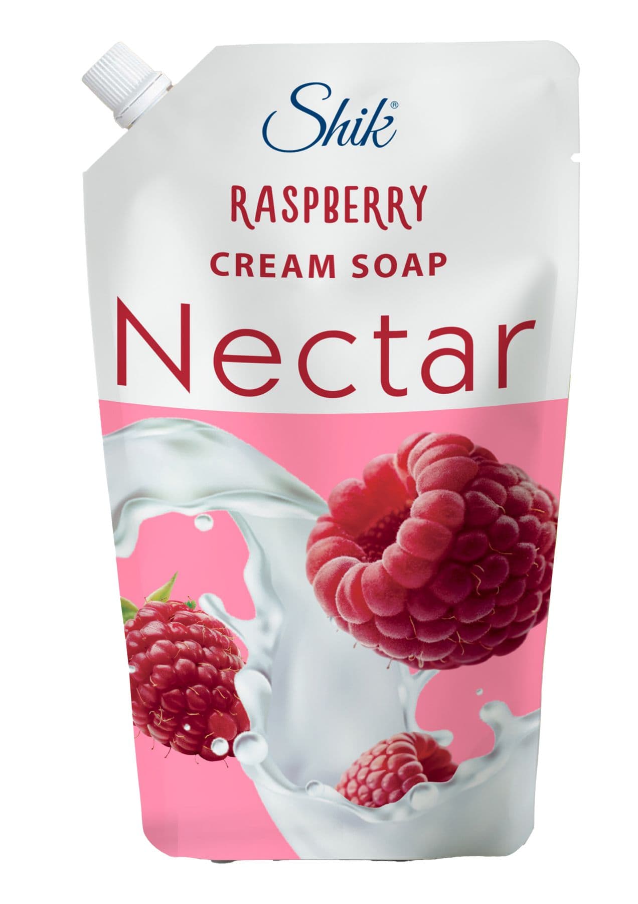 "შიკი" კრემ-საპონი თხევადი, ხელის და ტანის, ჟოლო 900გ (დოიპაკი)