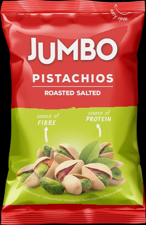 Jumbo ფისტა მოხალული მარილიანი 150 გრ