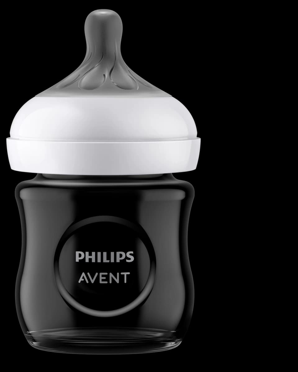 Avent SCY930/01 მინის ბოთლი Natural Response AirFree სარქველით 120 მლ. 0+ თვიდან