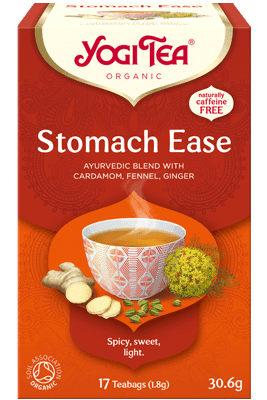 Yogi Tea ორგანული ჩაი კუჭის სიმსუბუქე 17 პაკეტი
