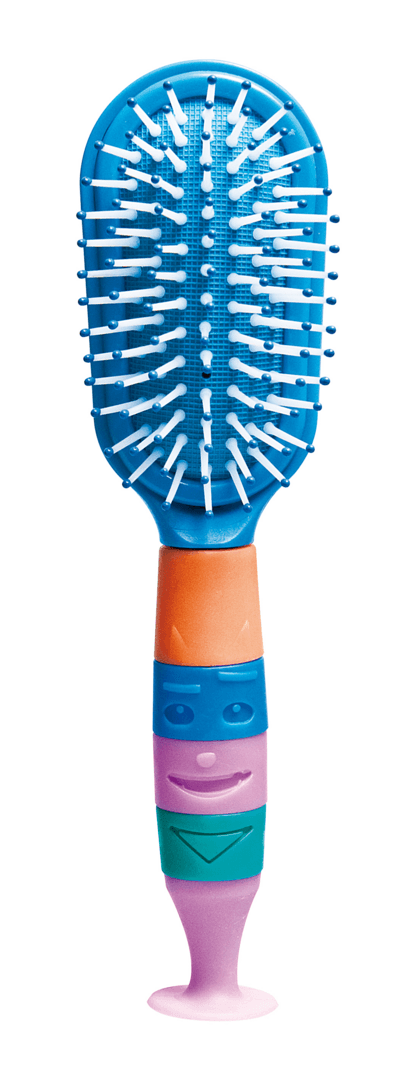 "Titania" სავარცხელი საბავშვო „HELLO“ სამაგრი ძირით, 18სმ (დაზიანებული შეფუთვა)