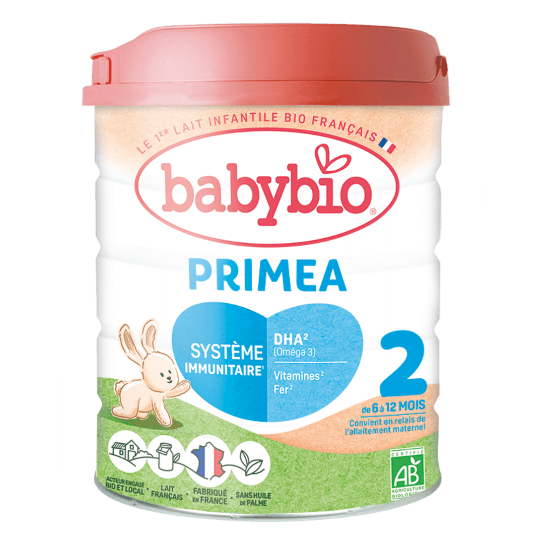 "Babybio" - PRIMEA 2 ადაპტირებული ნარევი, 6-12 თვ, 800 გრ.