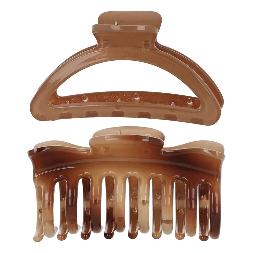 "Titania"- თმის სამაგრი, კარამელისფერი, 2ც, 9სმ