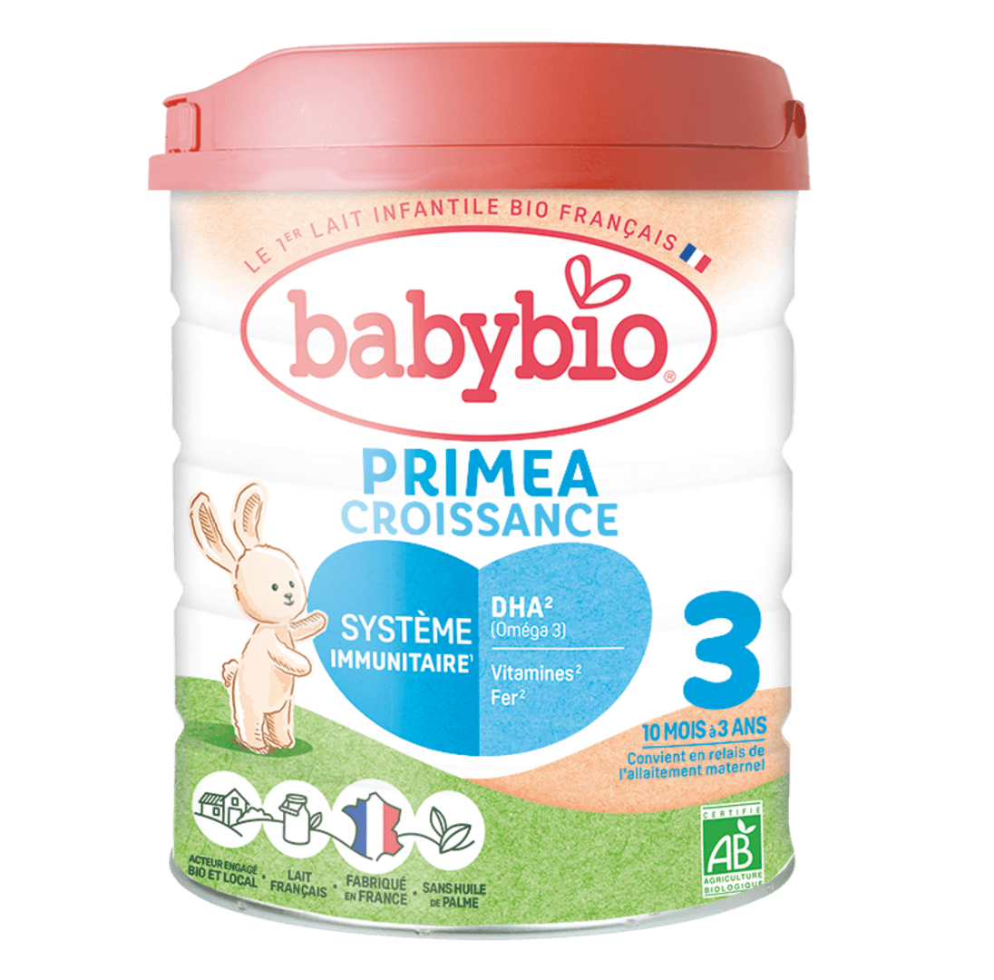 "Babybio" - PRIMEA 3 ადაპტირებული ნარევი, 10-36 თვ, 800 გრ.