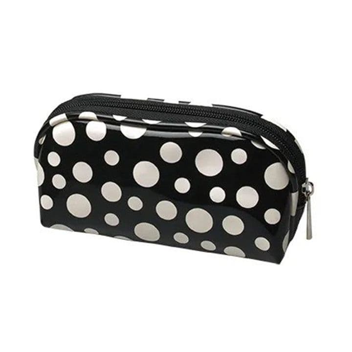 "Titania" კოსმეტიკის ჩანთა შავი თეთრი კოპლებით