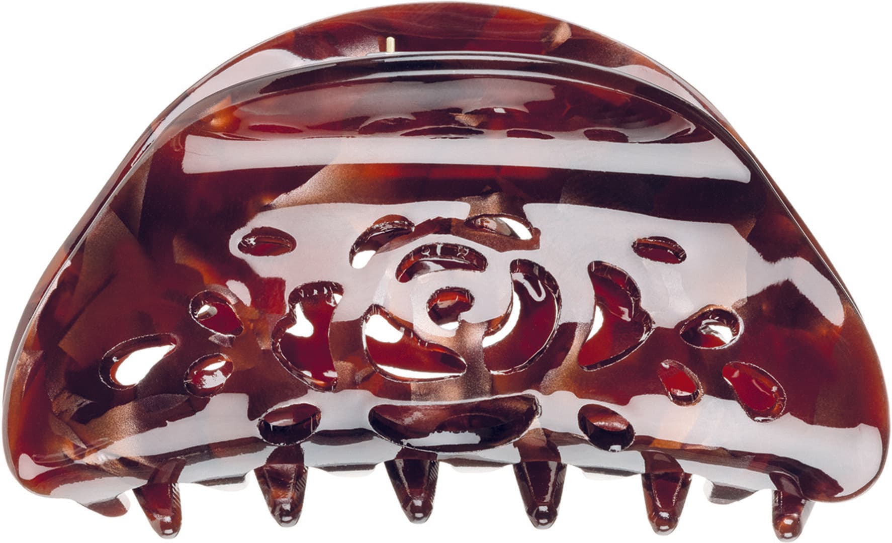 "Titania" თმის სამაგრი ყავისფერი 9სმ დიამეტრი