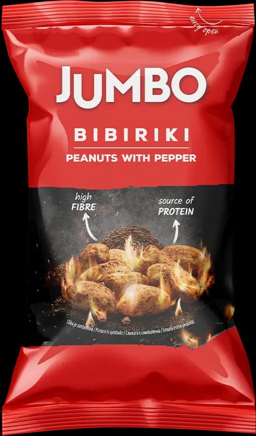 Jumbo არაქისი წიწაკით 75 გრ