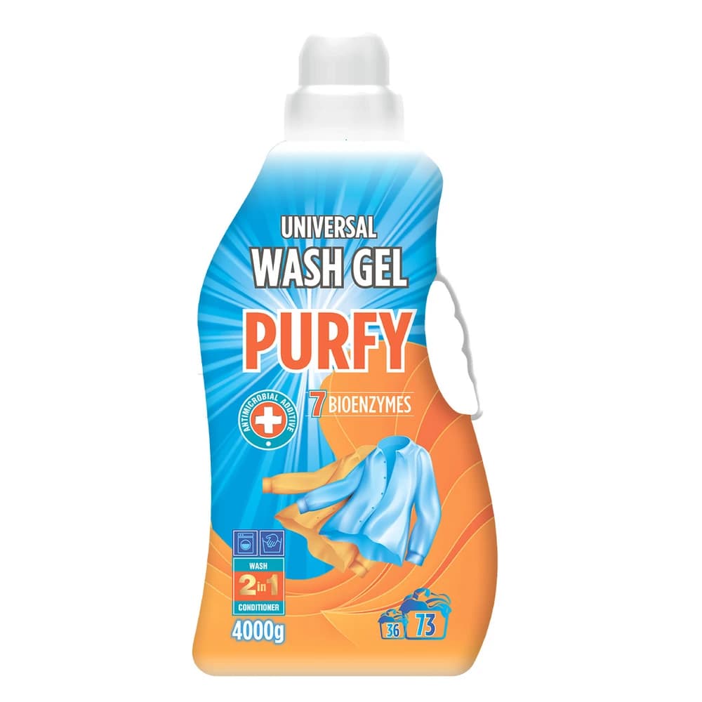 პურფი - სარეცხი გელი 2-1-ში უნივერსალური 4კგ