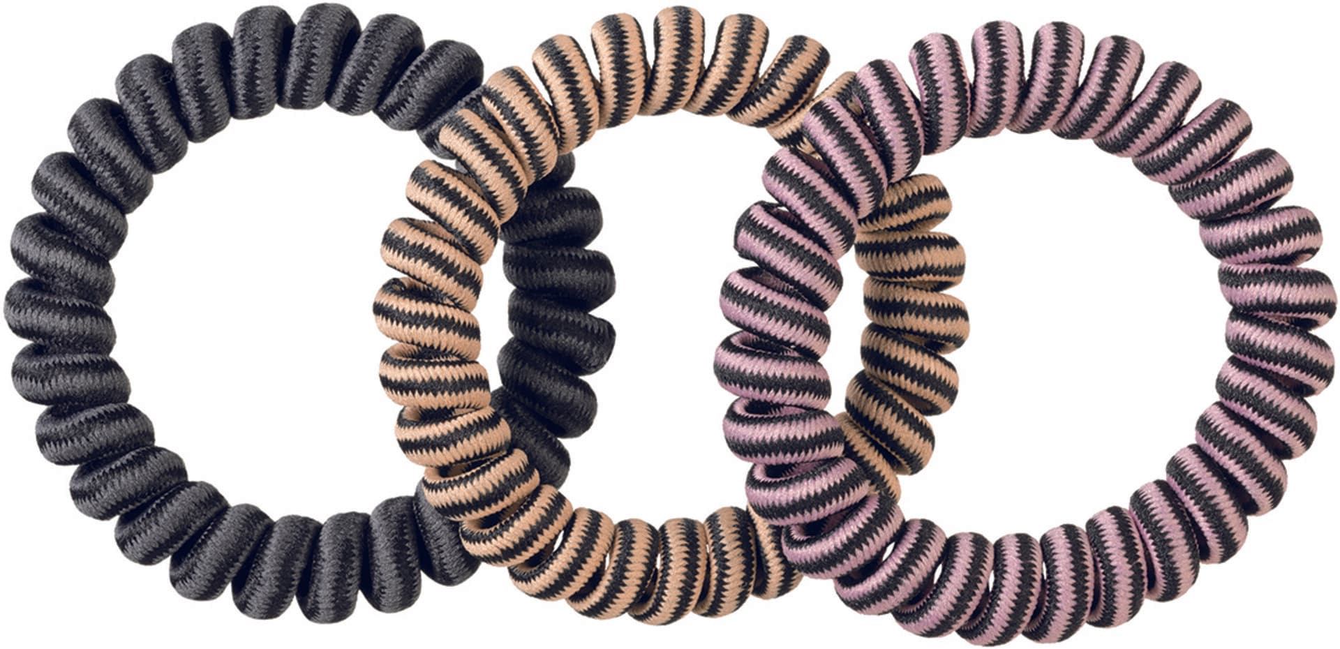 "Titania" თმის რეზინი "ზამბარა" 3ც სხვადასხვა ფერი