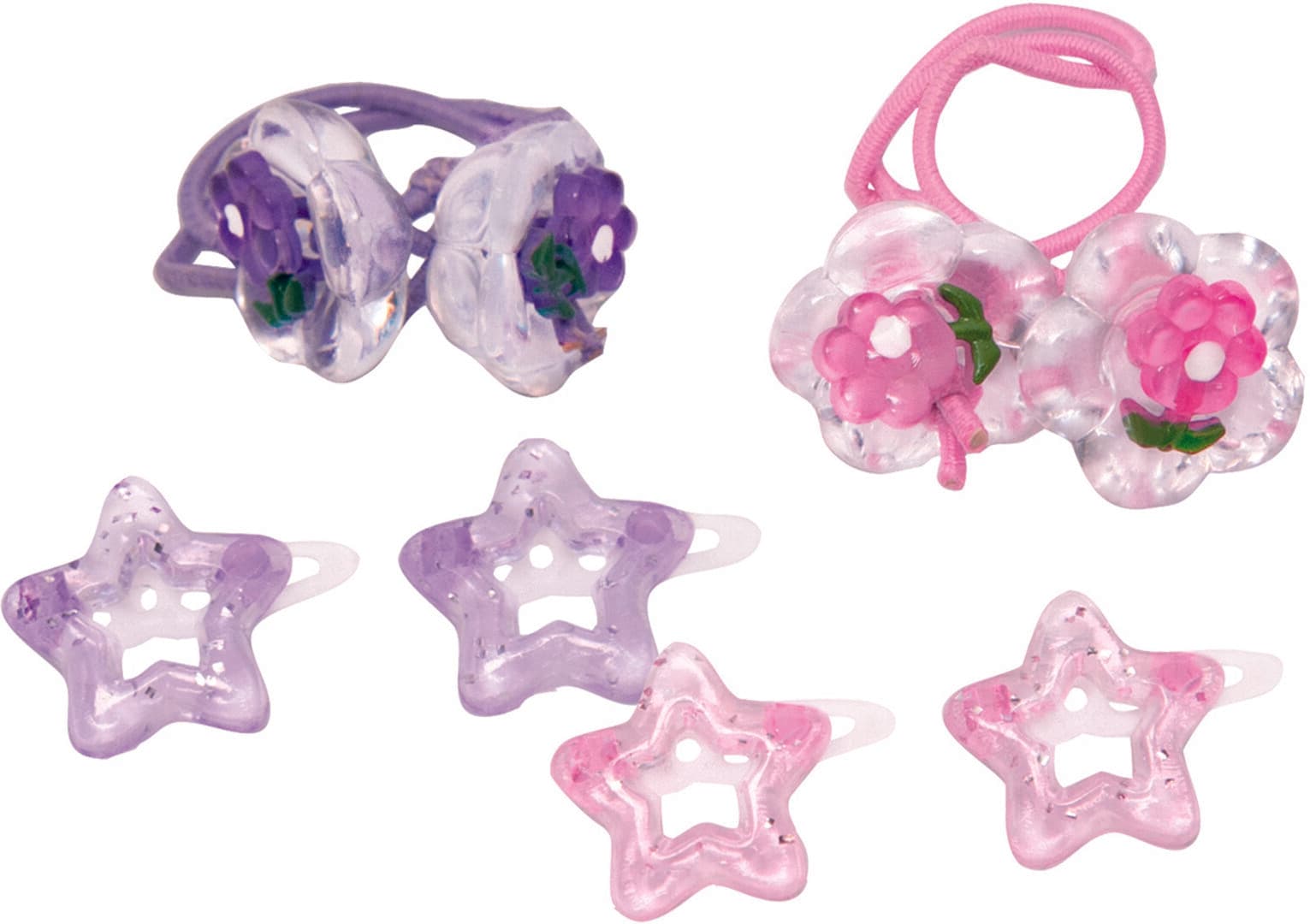 "Titania" თმის სამაგრი 8ც + რეზინი 2ც