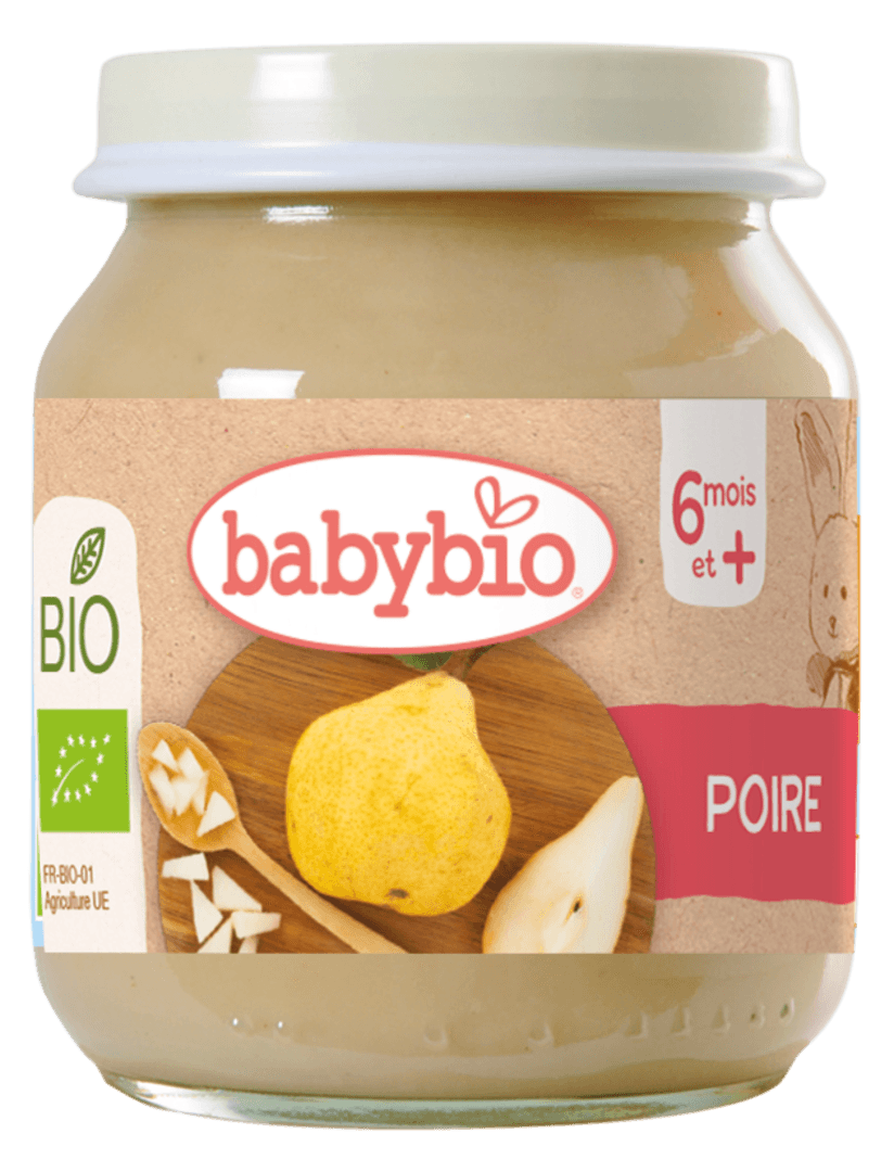 Babybio - კონფიტიური - მსხალი, 6 თვ, 130გ