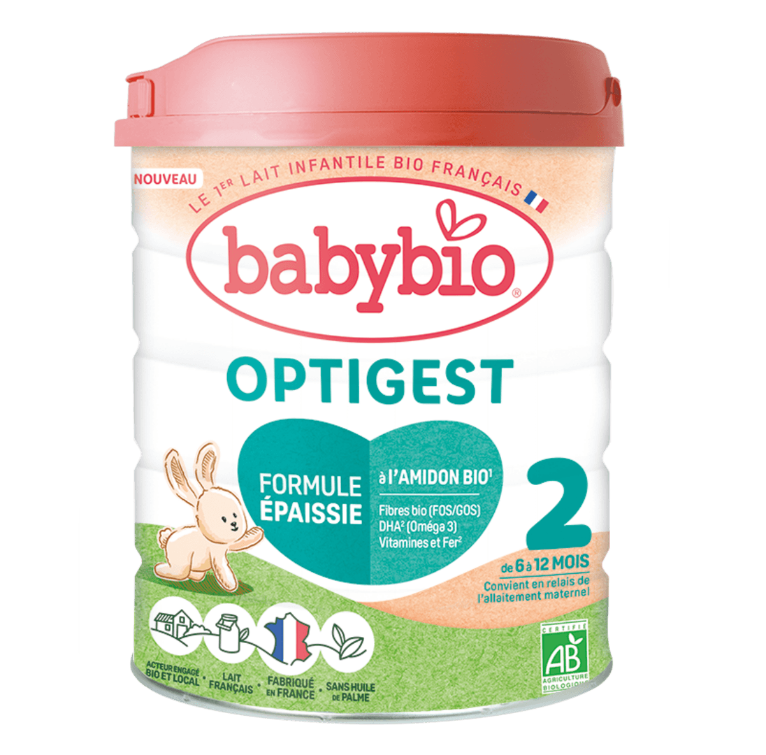 "Babybio" რძე - OPTIGEST 2 რძის ნარევი 6-12 თვ, 800გ. (დაზიანებული შეფუთვა)