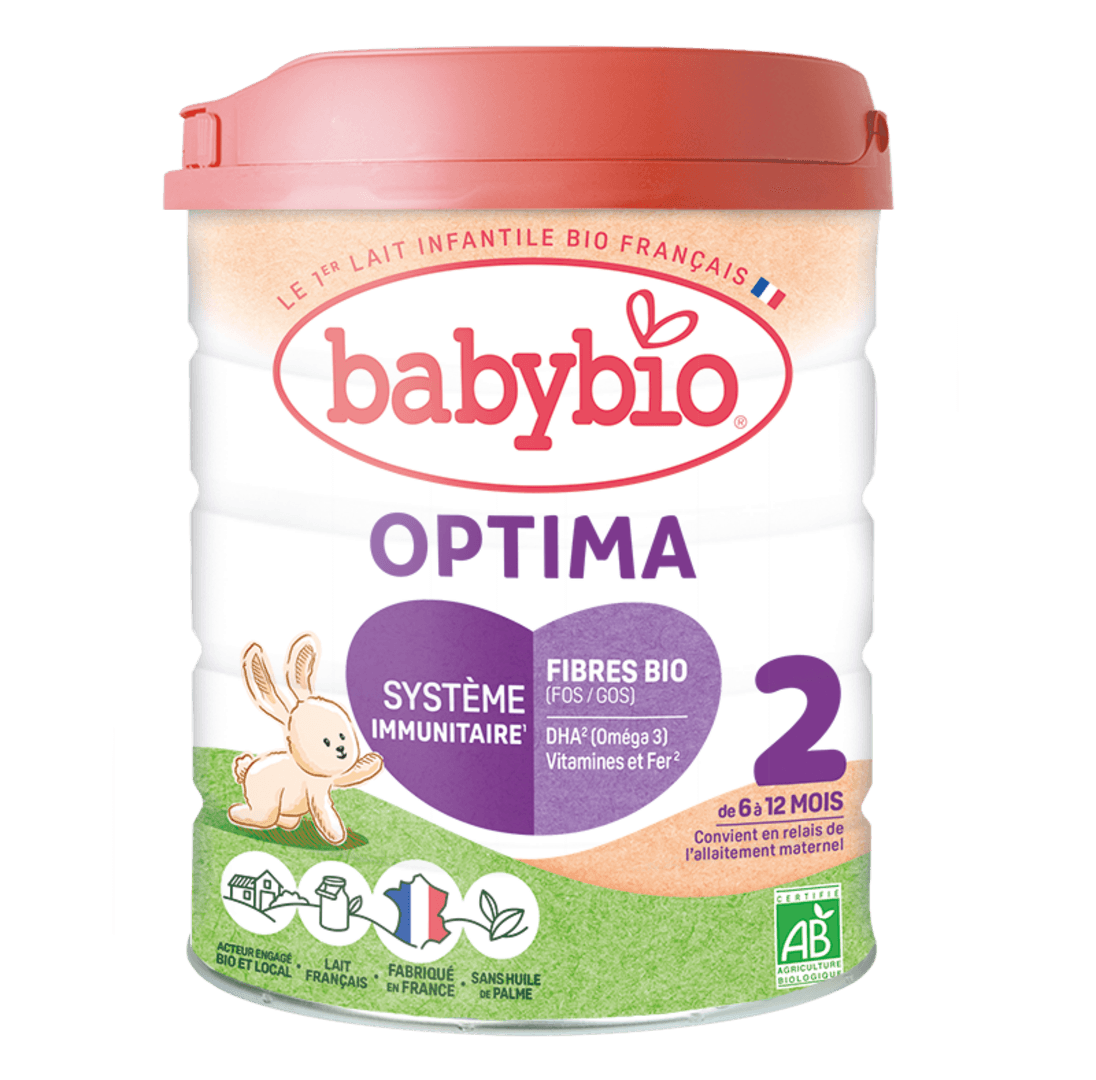"Babybio" - OPTIMA 2 ადაპტირებული ნარევი 6-12 თვ, 800 გრ.