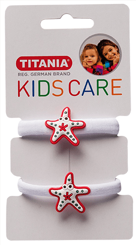 "Titania" თმის რეზინი "ზღვისვარსკვლავი" 2ც (დაზიანებული შეფუთვა)