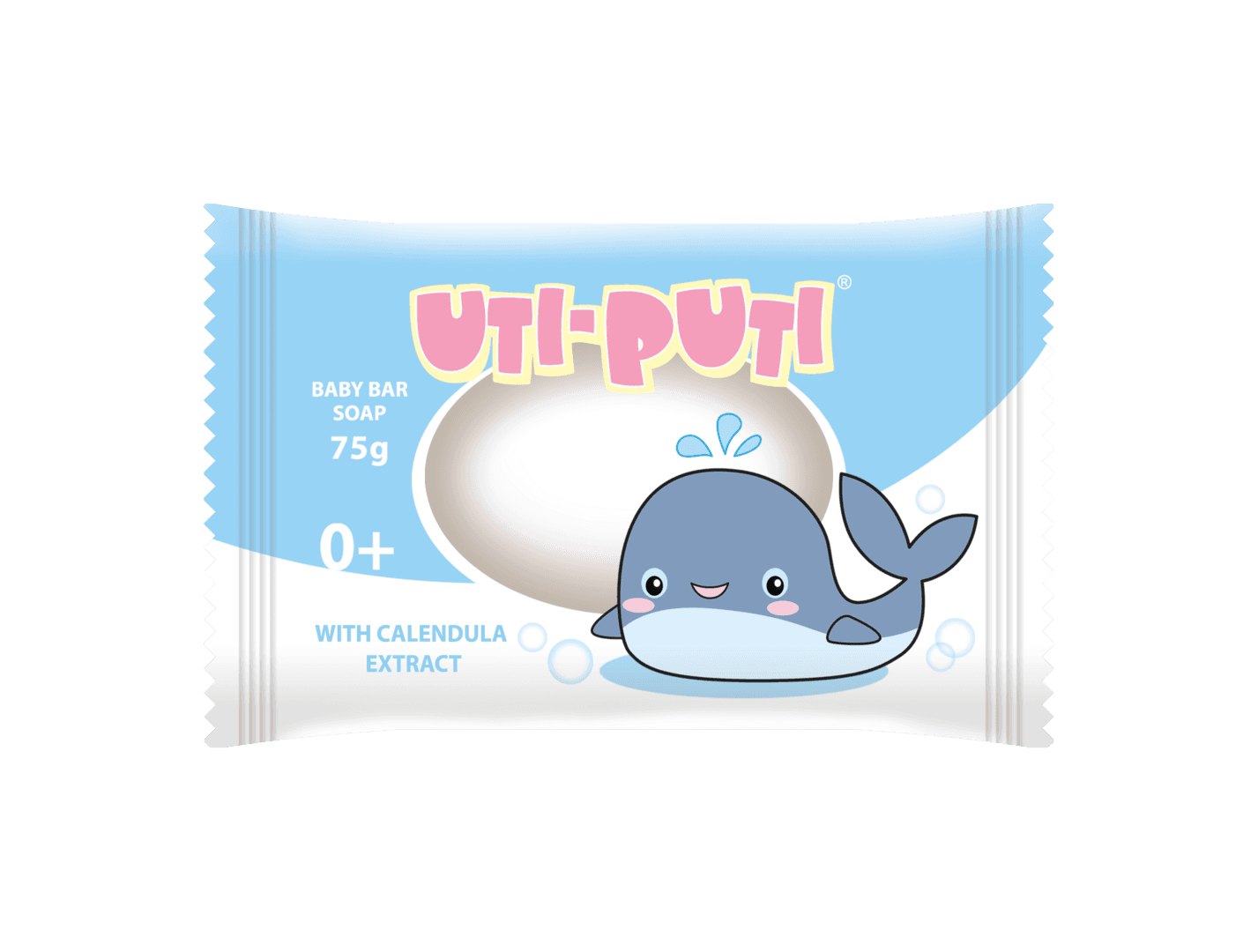 "უტი-პუტი" საპონი საბავშვო კალენდულას ექსტრაქტით, 0 თვიდან 75გ