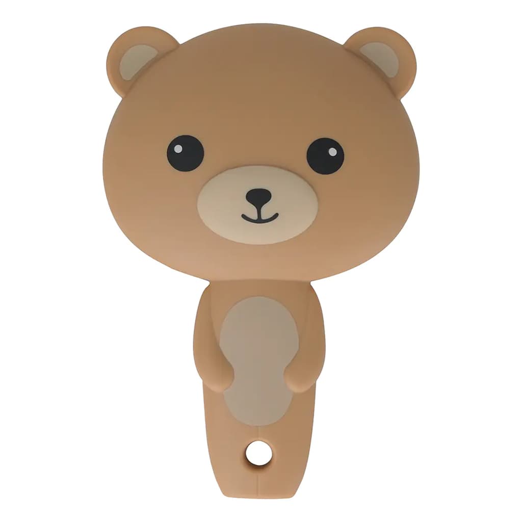 "Titania" - სავარცხელი საბავშვო, დათვის ფორმის, ყავისფერი, 15.5სმ