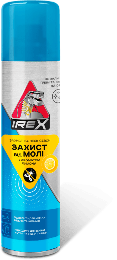 IREX - ჩრჩილის საწინააღმდეგო აეროზოლი. ლიმონი 150 მლ