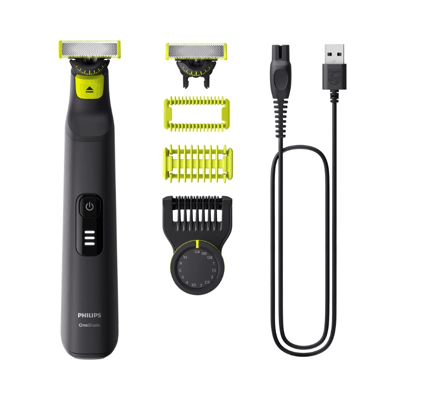 Philips OneBlade 360 ჰიბრიდული საპარსი (სახე & ტანი) QP6542/15 (დაზიანებული შეფუთვა)