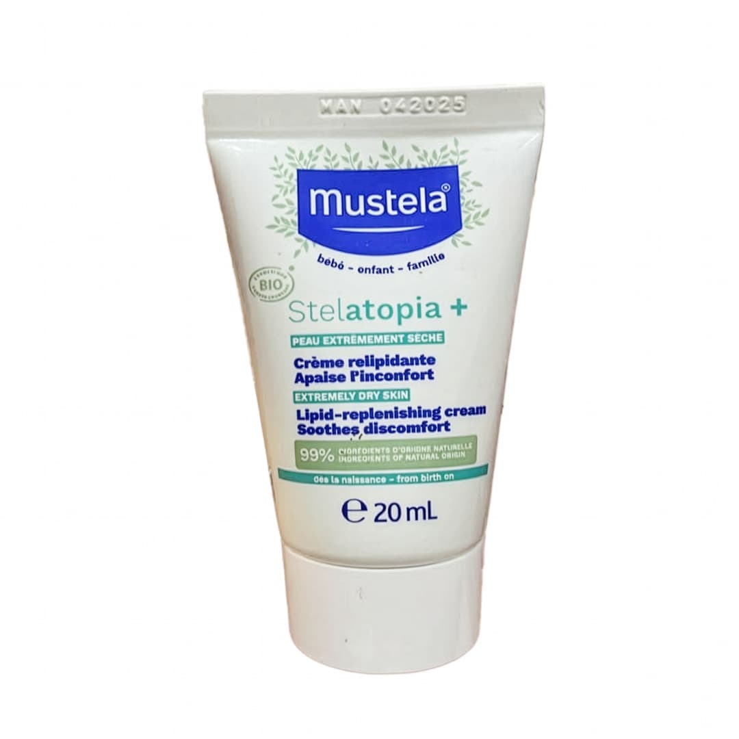 მუსტელა - მუსტელა - Stelatopia + ® კრემი ორგანული ემოლიენტი მზესუმზირით 20მლ 0 თვიდან