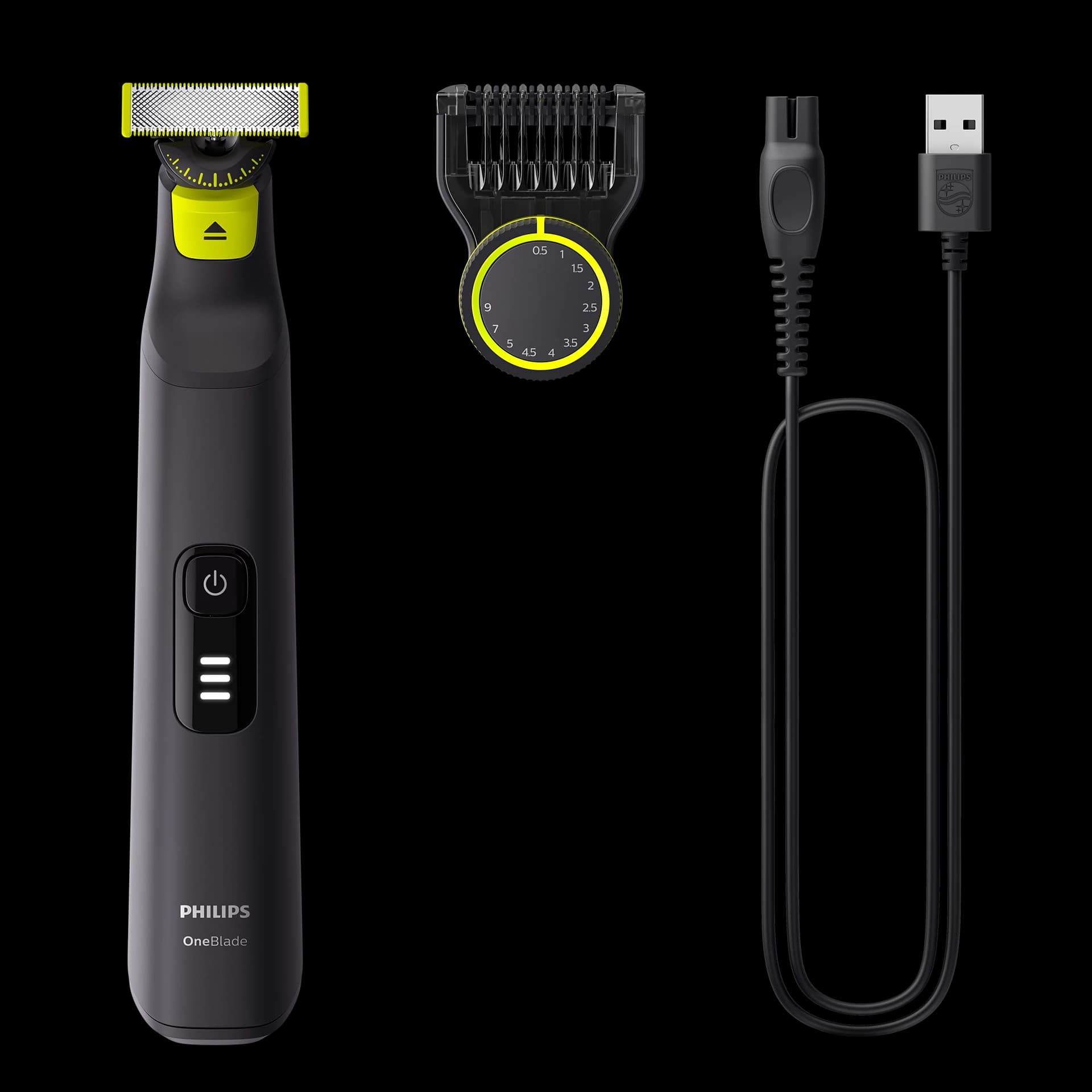 Philips OneBlade QP6532/10 ჰიბრიდული საპარსი. სახის