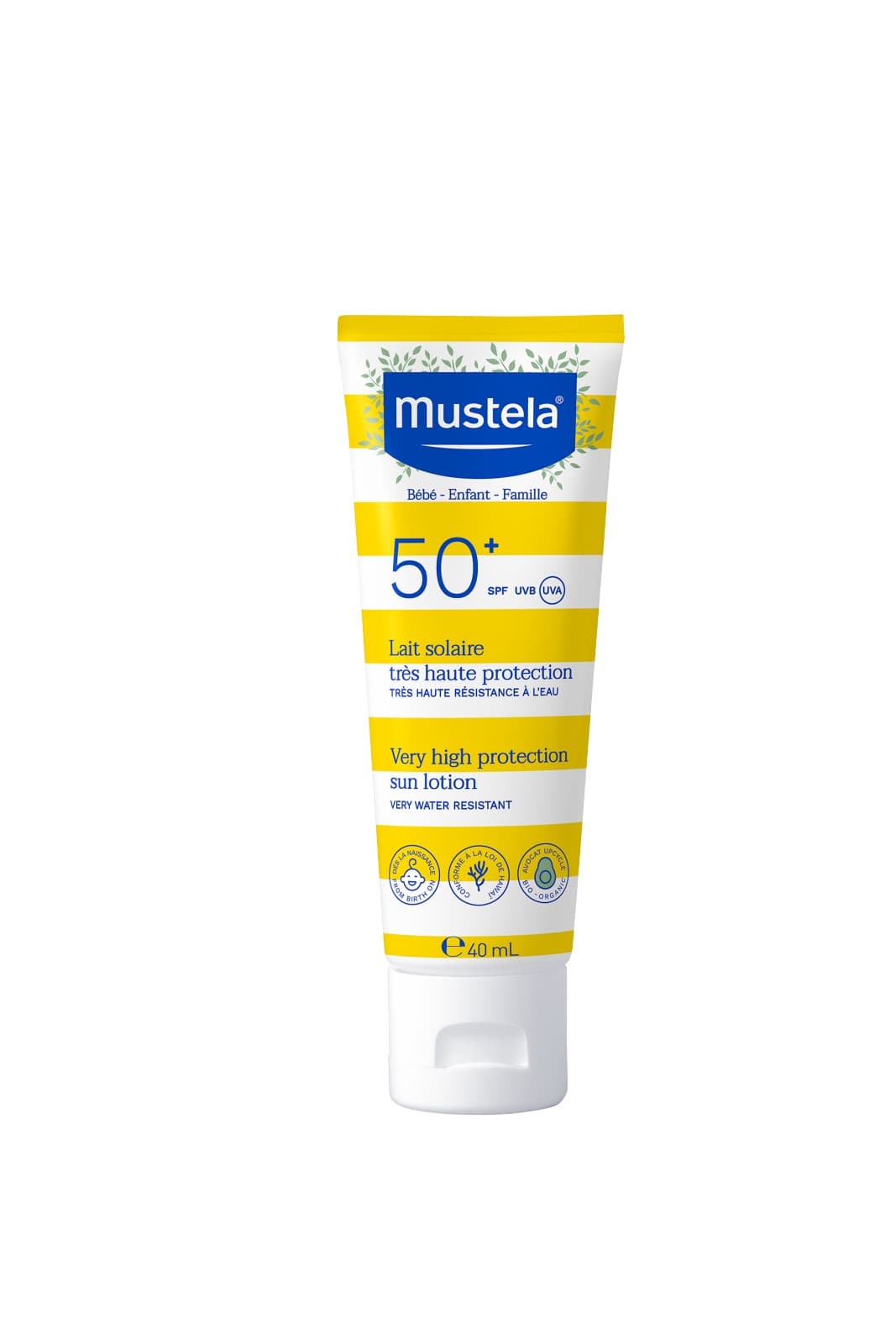 მუსტელა - მზისგან დამც. სახის ლოსიონი SPF 50, 40 მლ.