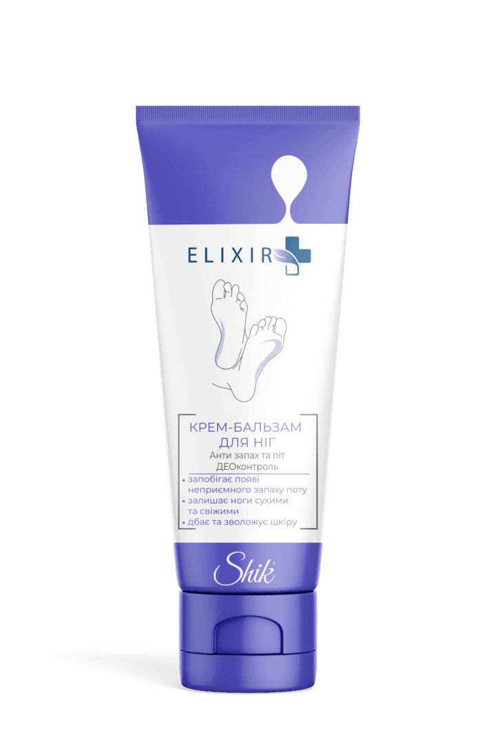 "შიკი" კრემი ფეხის Elixir დახეთხილი ქუსლის და კოჟიჟის (მაზოლი) საწინააღმდეგო 75მლ