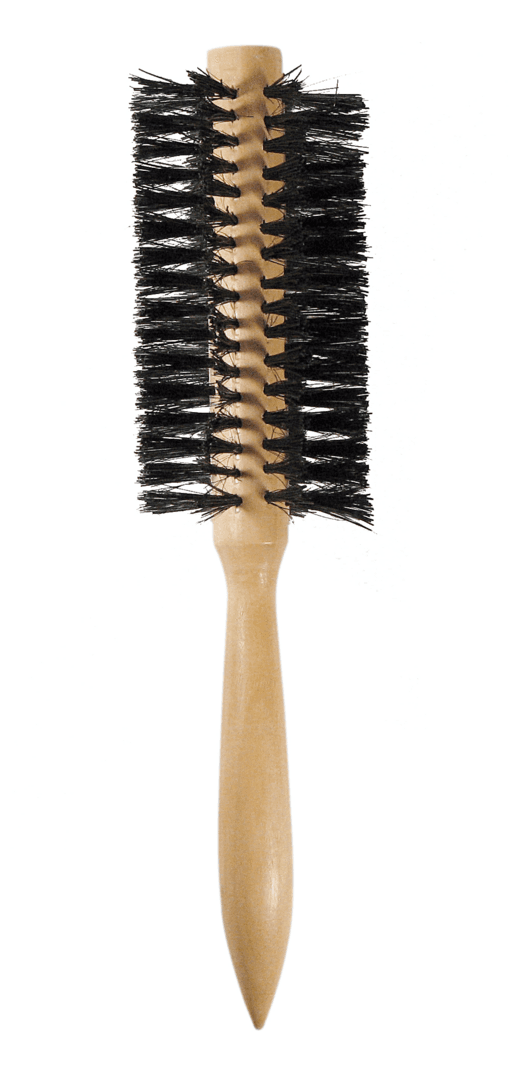 "Titania" თმის ჯაგრისი, მრგვალი, ხის, 5 სმ დიამ. (დაზიანებული შეფუთვა)