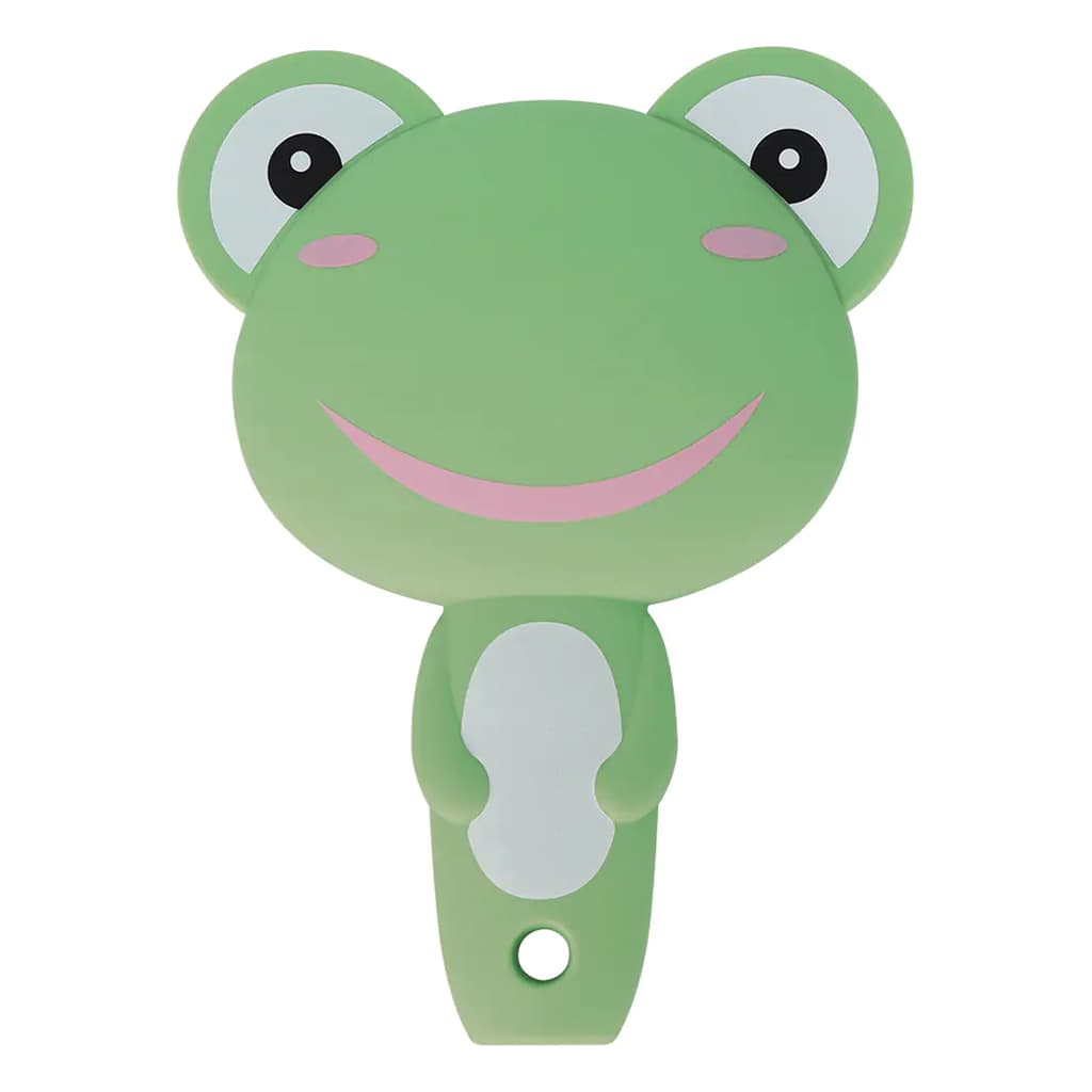 "Titania" - სავარცხელი საბავშვო, ბაყაყის ფორმის, მწვანე, 16სმ